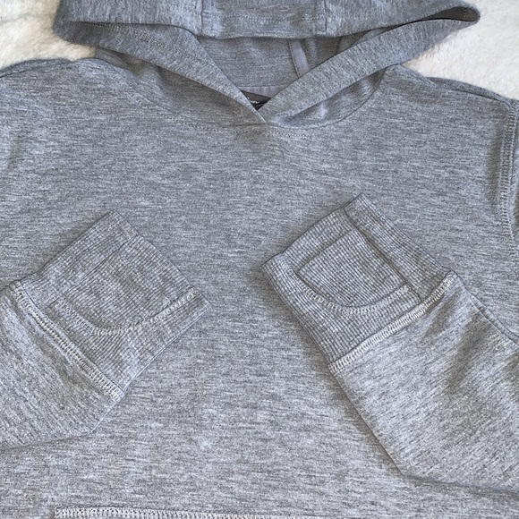Eddie Bauer Gray Hooded Sweatshirt Girls 10/12 EUC - Picture 5 of 10